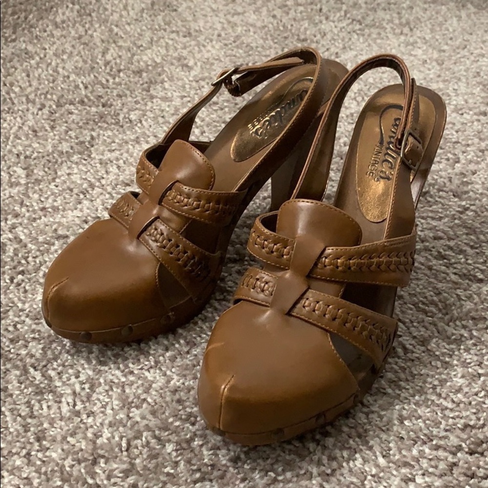 Candie’s Rachelle Vegan Leather Heels